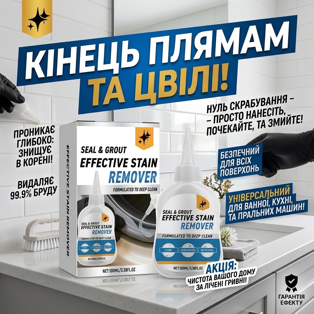 Гель-кілер цвілі та плям Seal & Grout