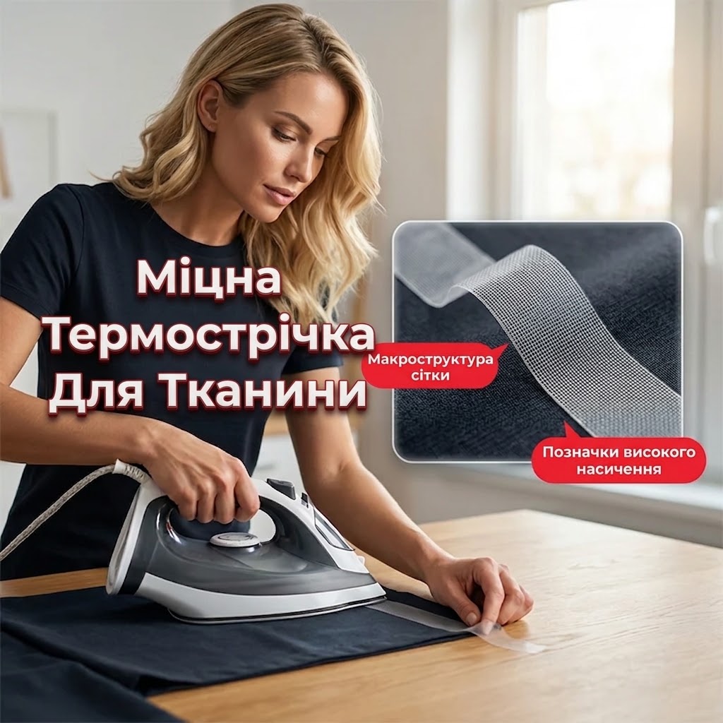 ВОДОНЕПРОНИКНА ТЕРМОСТРІЧКА ДЛЯ ГЕРМЕТИЗАЦІЇ ШВІВ ПІД ПРАСКУ