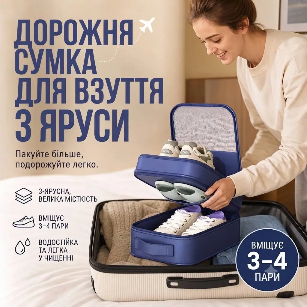 Більше жодного бруду та запаху у вашій валізі! 👟💼