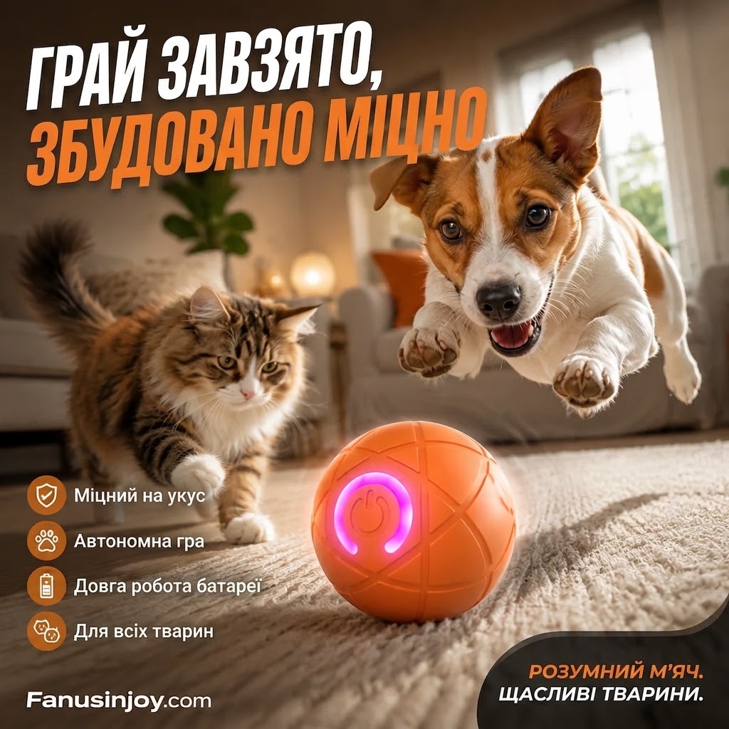 РОЗУМНИЙ М’ЯЧ CATTOY
